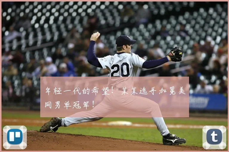 年轻一代的希望!某某选手加冕美网男单冠军!